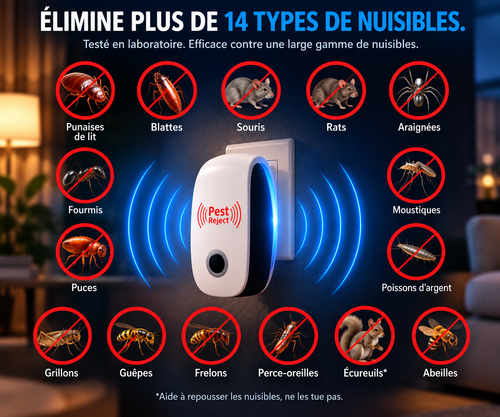 Répulsif Anti-Parasites à Ultrasons